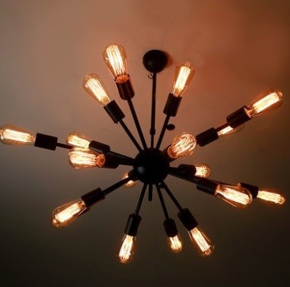 Blog Dezign Lover : Lustres chandeliers de style industriel pour une décoration Vintage et Rétro